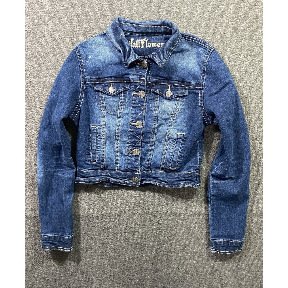 Wallflower Girl Girls' Denim Blue Jacket Size S